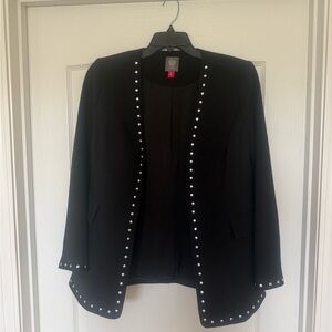 Vince Camuto Black Studded Blazer